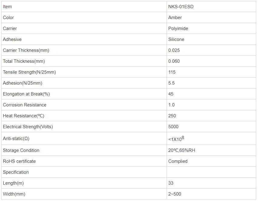 ESD Polyimide Adhesive Tape