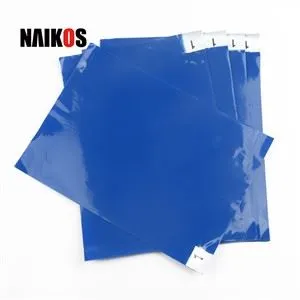 끈적끈적한 매트에서 벗겨낼 수 있는 산책